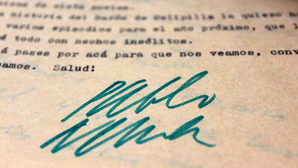 Cartas inéditas de Pablo Neruda a Hans Ehrmann.