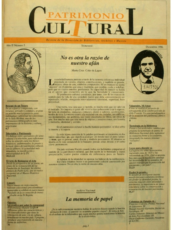 Revista Patrimonio Cultural N°05