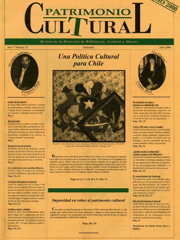 Revista Patrimonio Cultural N°18