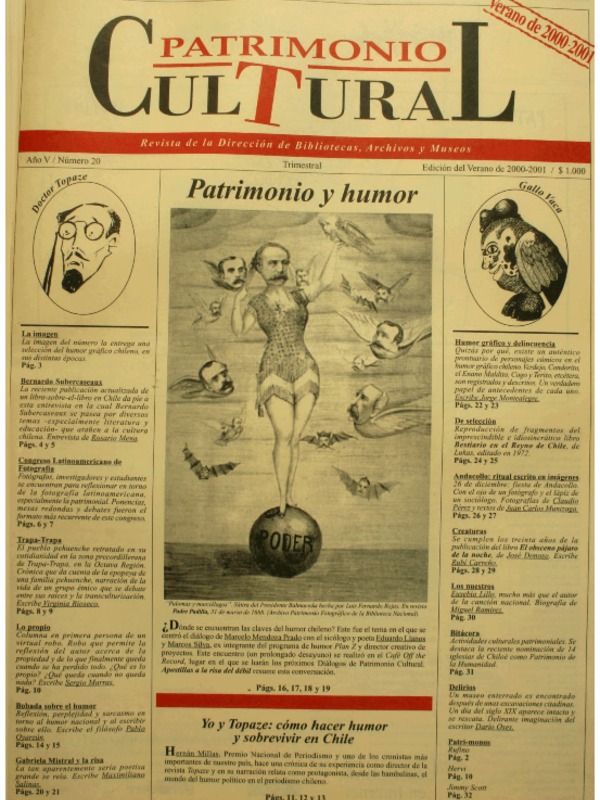 Revista Patrimonio Cultural N°20