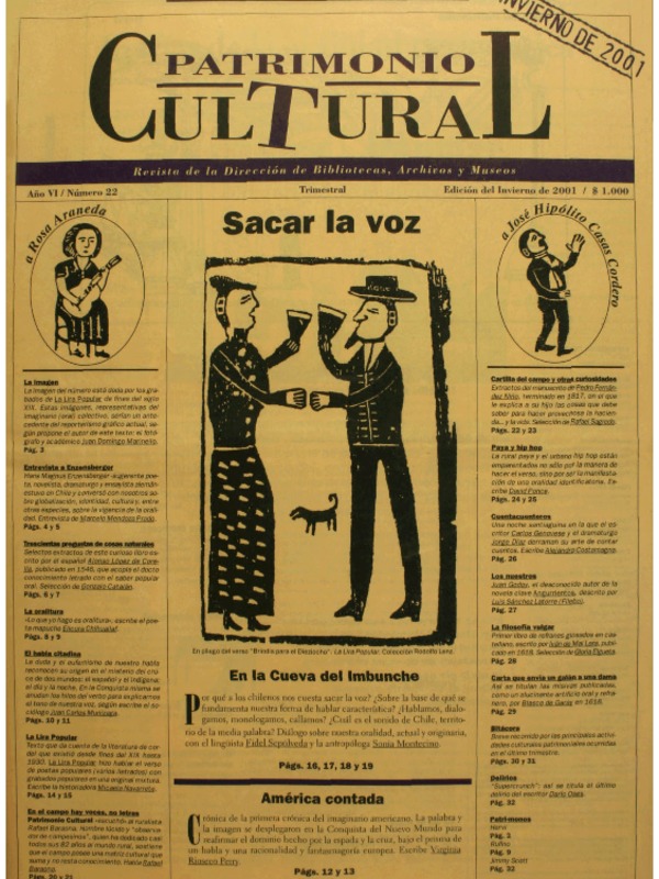 Revista Patrimonio Cultural N°22