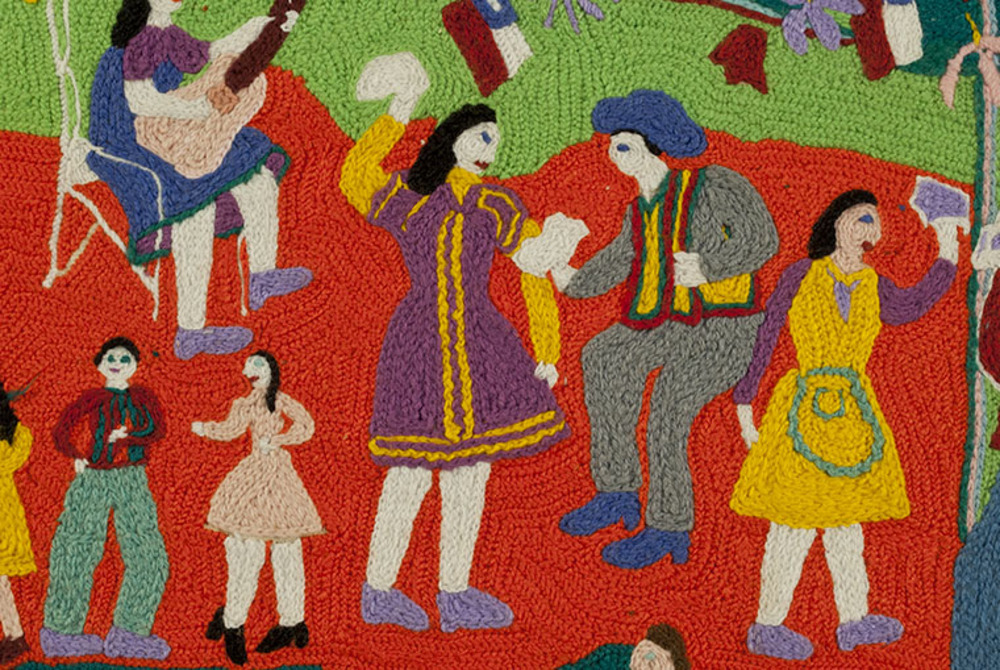 Nancy Melgarejo (1974). Detalle tapiz.