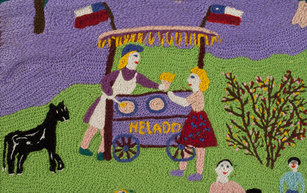 Nancy Melgarejo (1974). Detalle tapiz.