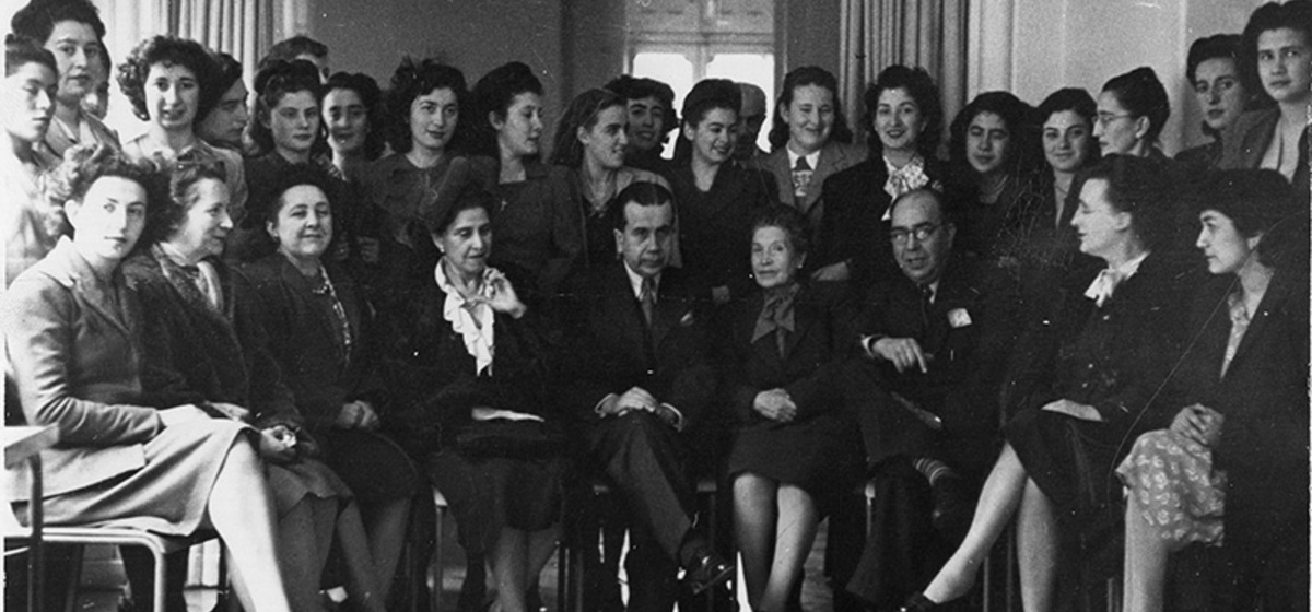 Inauguración del Pensionado Universitario de Avenida España. Archivo Museo de la Educación Gabriela Mistral.