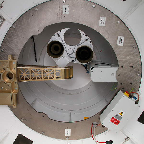 Dispositivo de Calibración de Antena Observatorio Alma. ALMA(ESO/NAOJ/NRAO), J. Guarda)