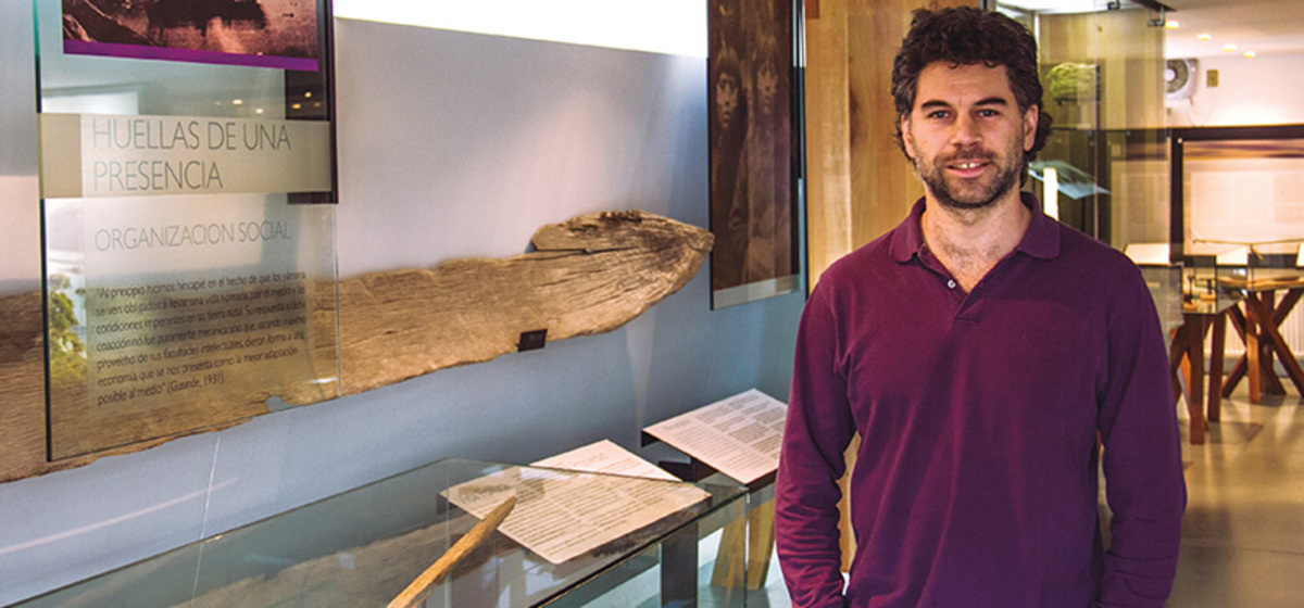 Alberto Serrano, director del Museo Antropológico Martín Gusinde.