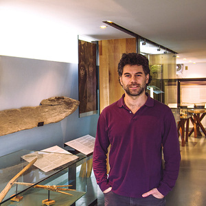 Alberto Serrano, director del Museo Antropológico Martín Gusinde.