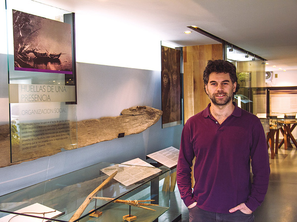 Alberto Serrano, director del Museo Antropológico Martín Gusinde.