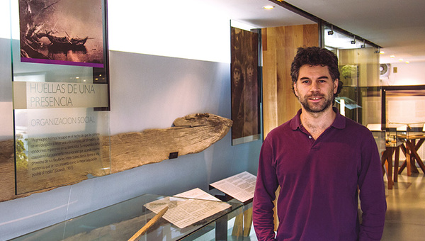 Alberto Serrano, director del Museo Antropológico Martín Gusinde.