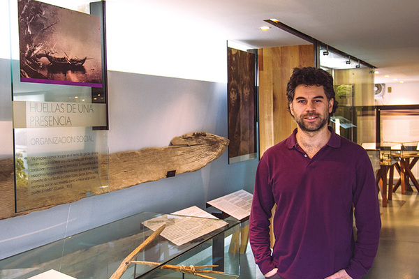 Alberto Serrano, director del Museo Antropológico Martín Gusinde.