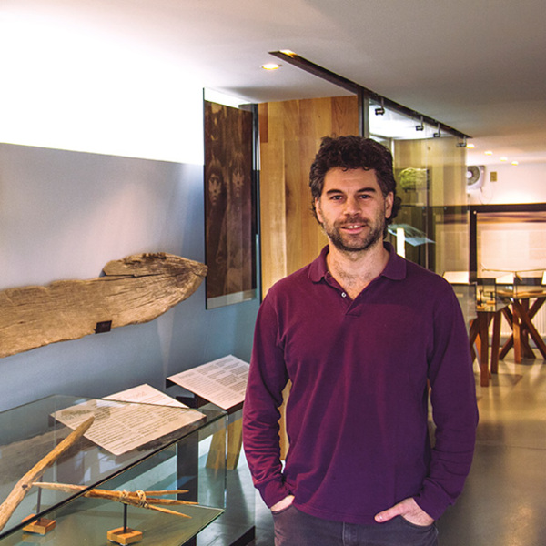 Alberto Serrano, director del Museo Antropológico Martín Gusinde.