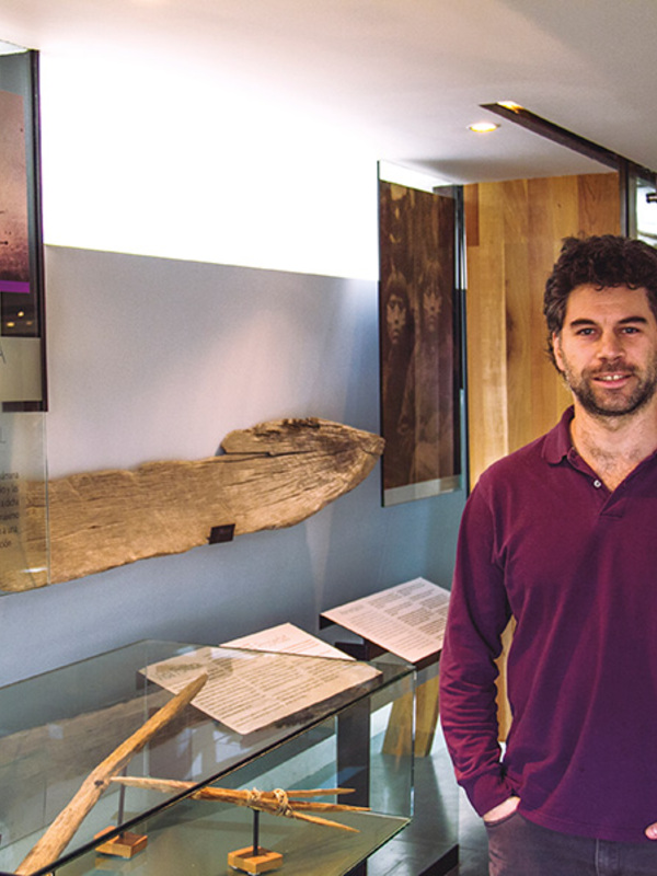 Alberto Serrano, director del Museo Antropológico Martín Gusinde.