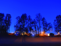 Luces en la neblina, foto Andrés Carmona.