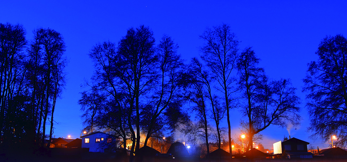 Luces en la neblina, foto Andrés Carmona.