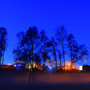 Luces en la neblina, foto Andrés Carmona.