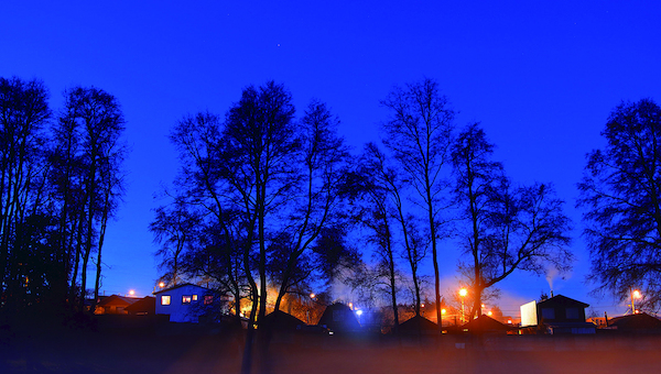 Luces en la neblina, foto Andrés Carmona.