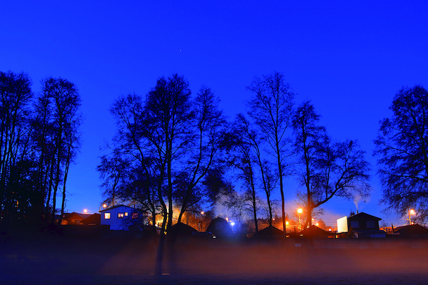 Luces en la neblina, foto Andrés Carmona.