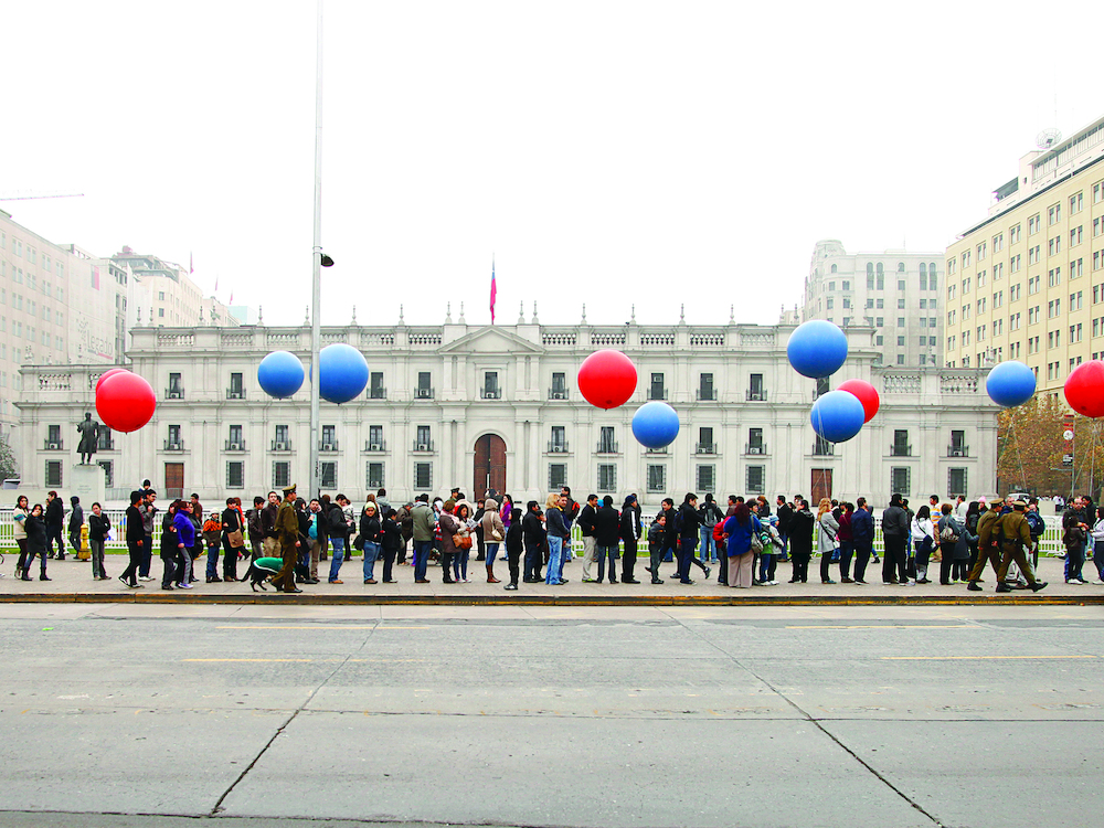 El Palacio de La Moneda es uno de los espacios más concurridos durante esta fecha.