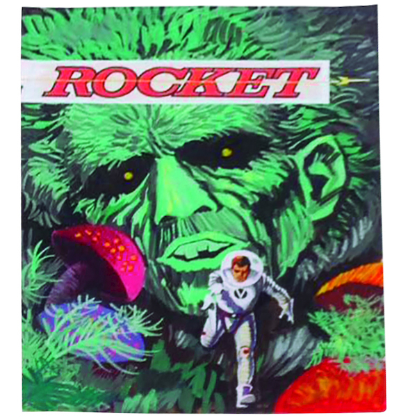 Portada de la revista Rocket, dirigida por Themo Lobos a mediados de los años '60.