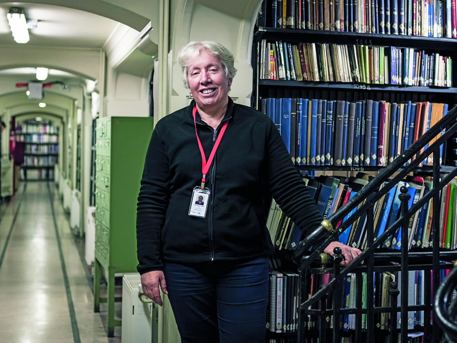 María Cristina Mateluna, jefa de la Sección Chile de la Biblioteca Nacional