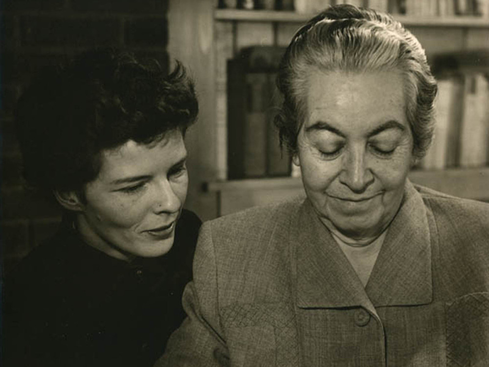 Doris Dana y Gabriela Mistral.