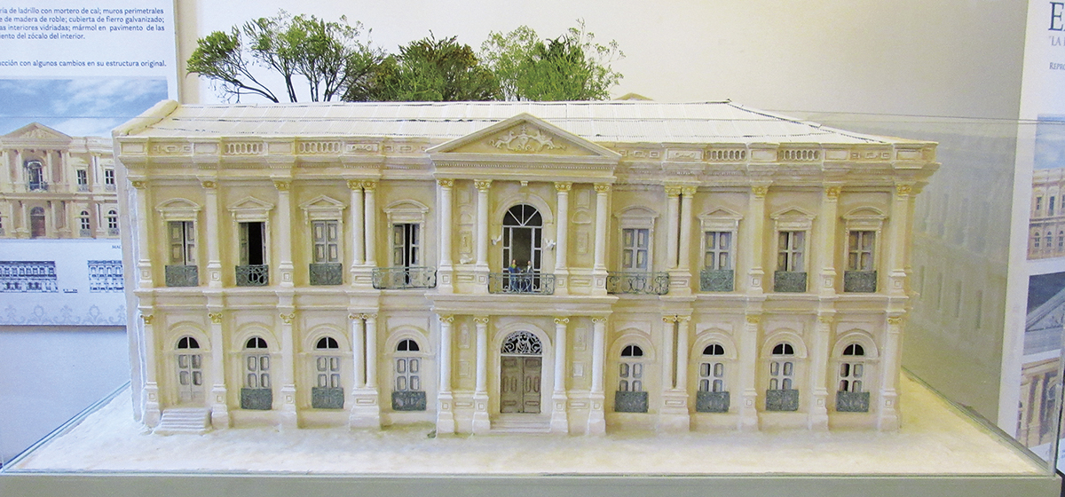 Maqueta del Monumento Histórico Palacio Pereira.